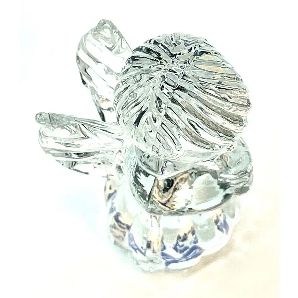 Vintage Christmas Nativity Angel Crystal Figurine Sculpture Brilliant 4